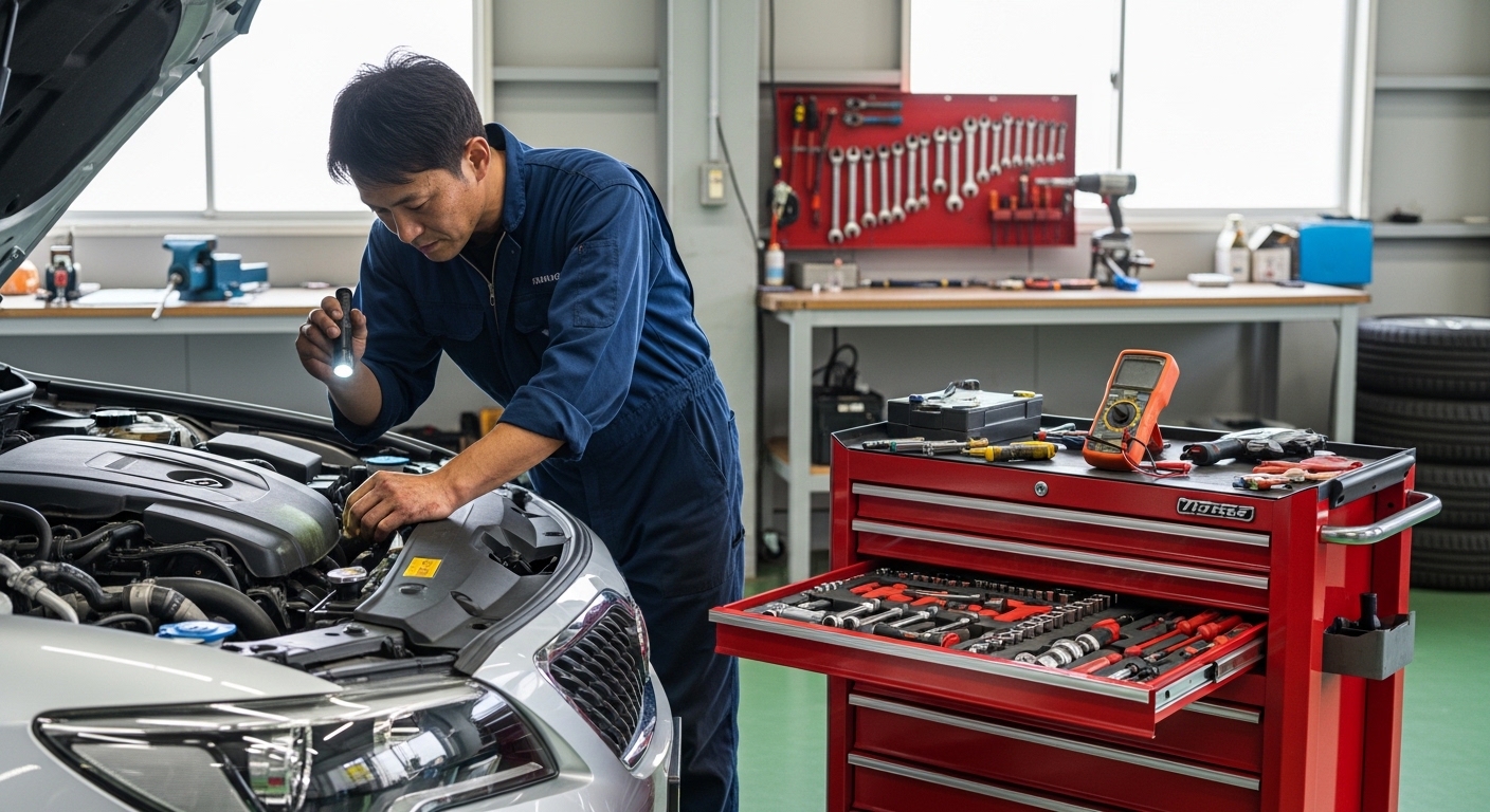 整備士 仕事内容はきつい？現場で求められる仕事内容の種類と一日の流れを解説