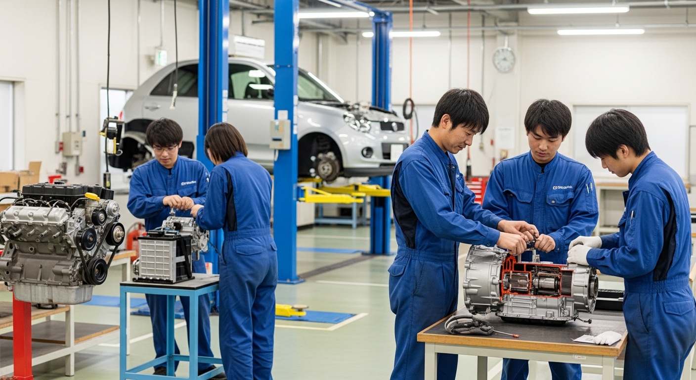 自動車整備専門学校の比較は何で決まるのか｜失敗しないための判断基準と実習環境の考え方