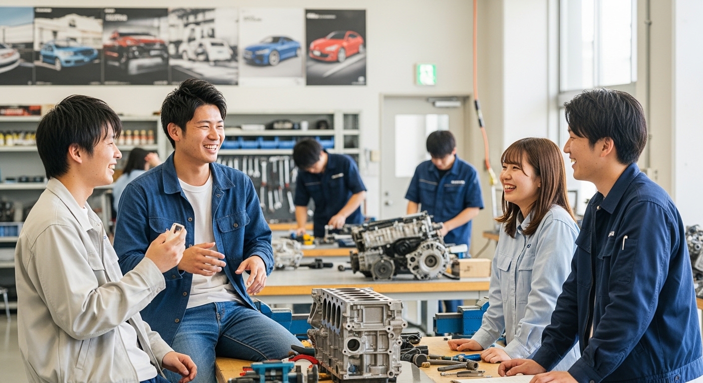 自動車短期大学の友人関係は？学生生活のリアルを解説