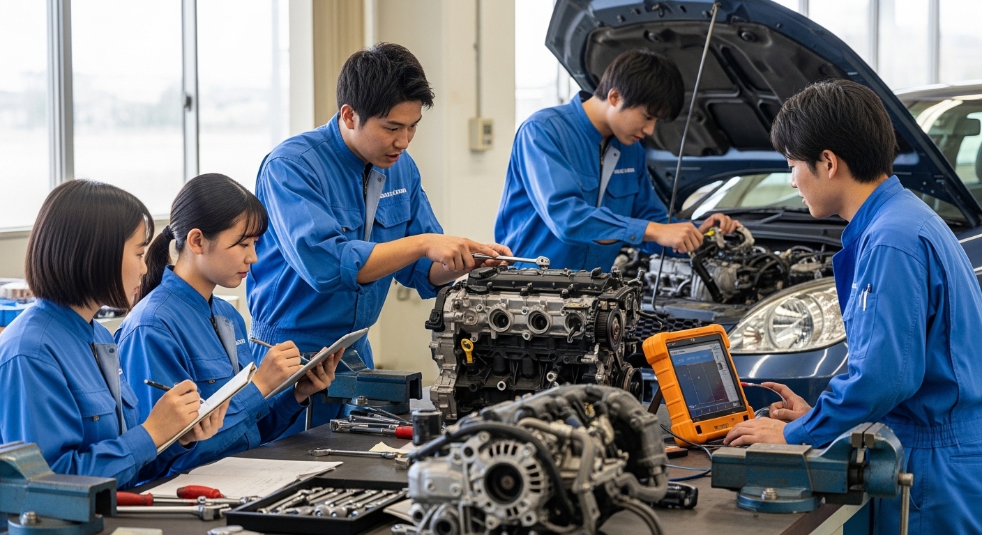 自動車短期大学で夢を叶えるには？成功する人の共通点