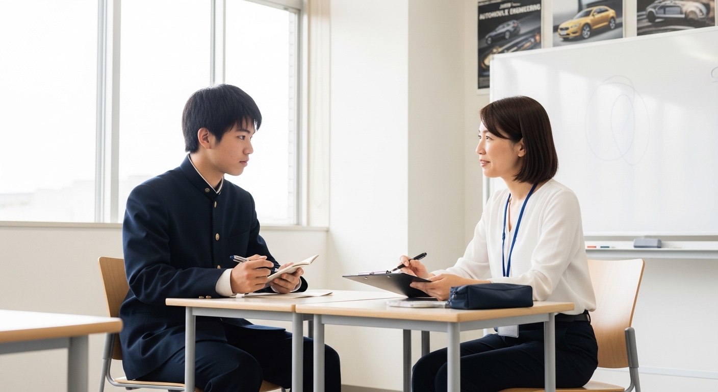 自動車短期大学の面接対策とは？よくある質問と答え方