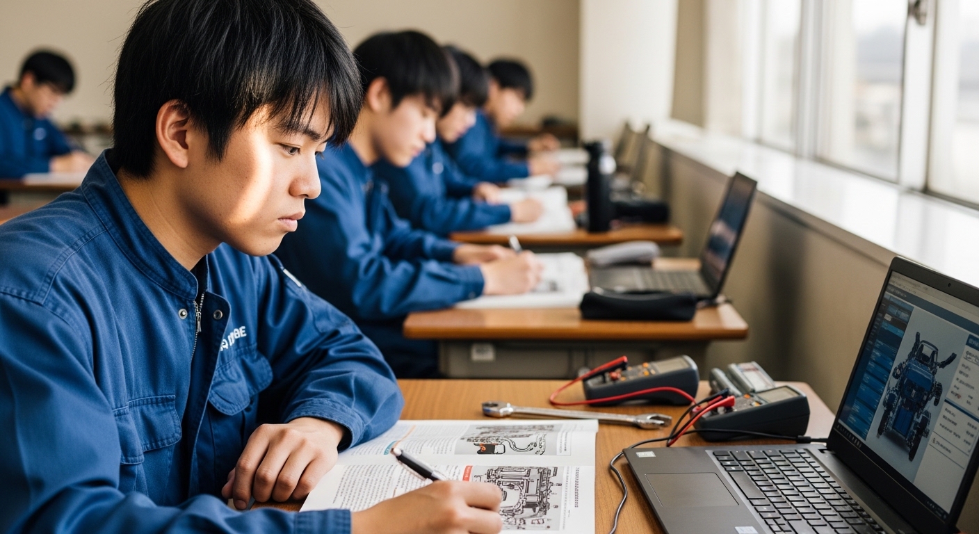 自動車短期大学の授業についていける？不安解消のポイント