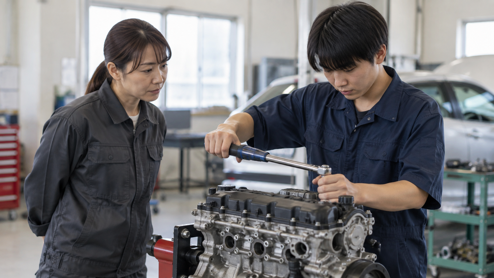 自動車整備士学校の実習評価は何を見る？器用さだけで決まらない基準