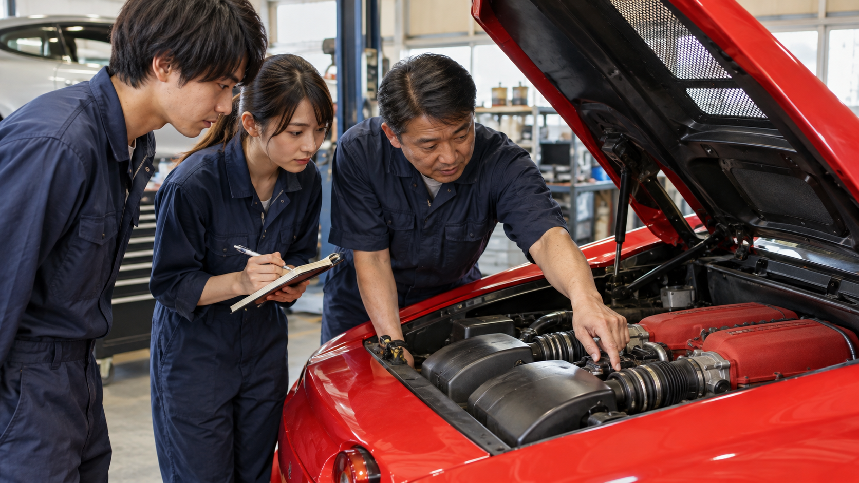 フェラーリ実車実習は整備士に役立つ？珍しさでなく学べる中身で選ぶ学校の見方